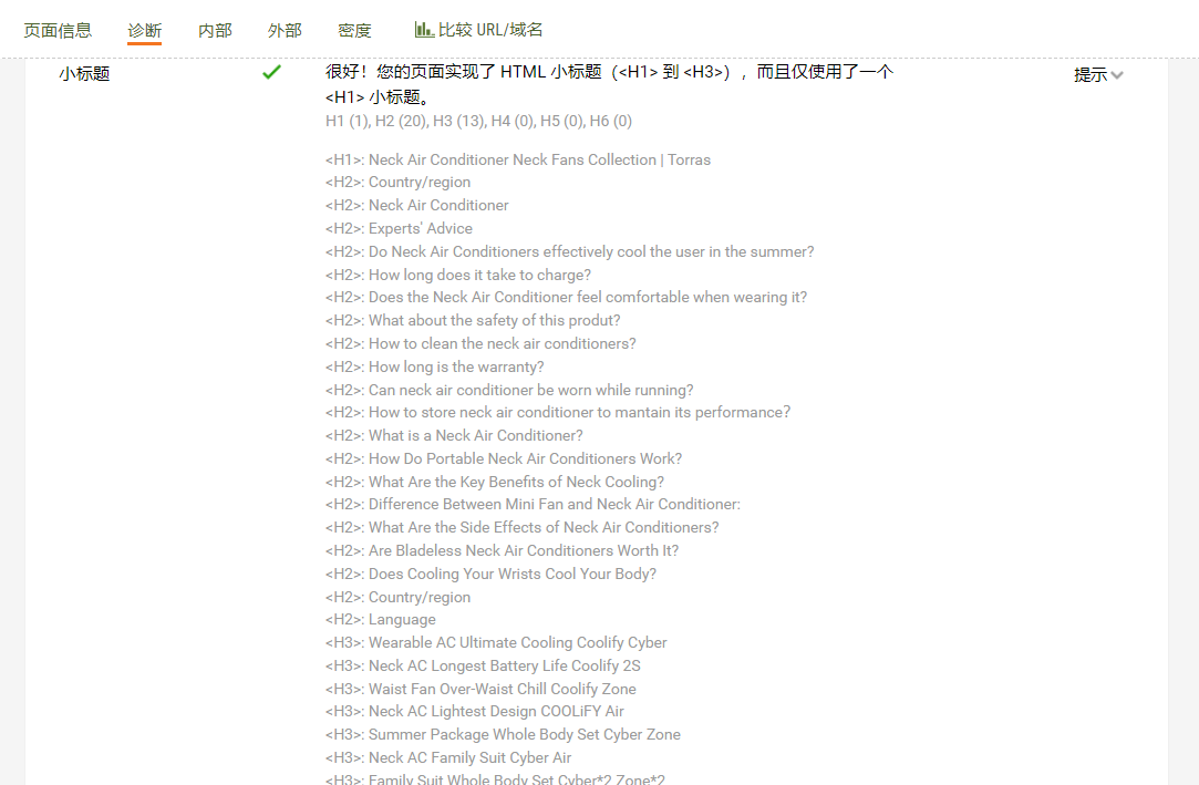 H标签优化