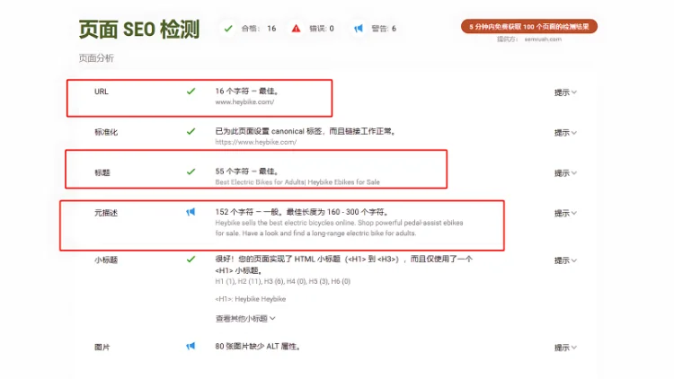 标题和元描述展示图