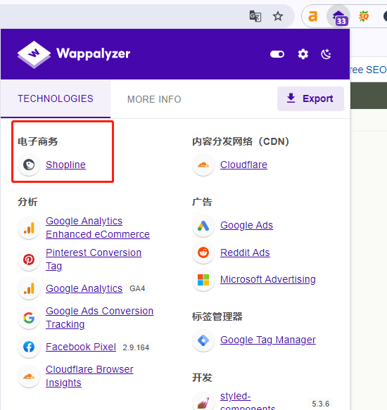 Wappalyzer